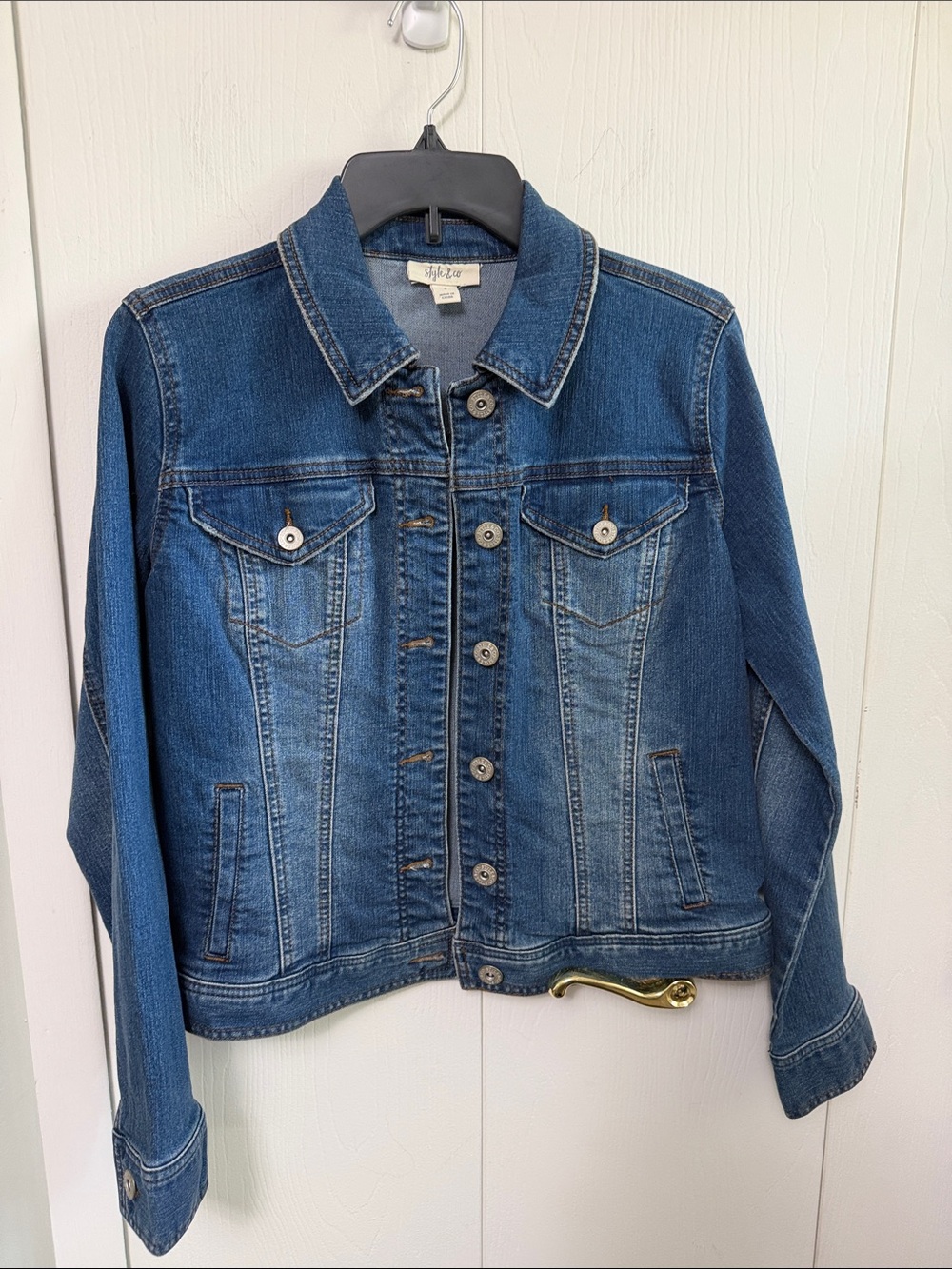 Style & Co. Medium Blue Denim Jacket